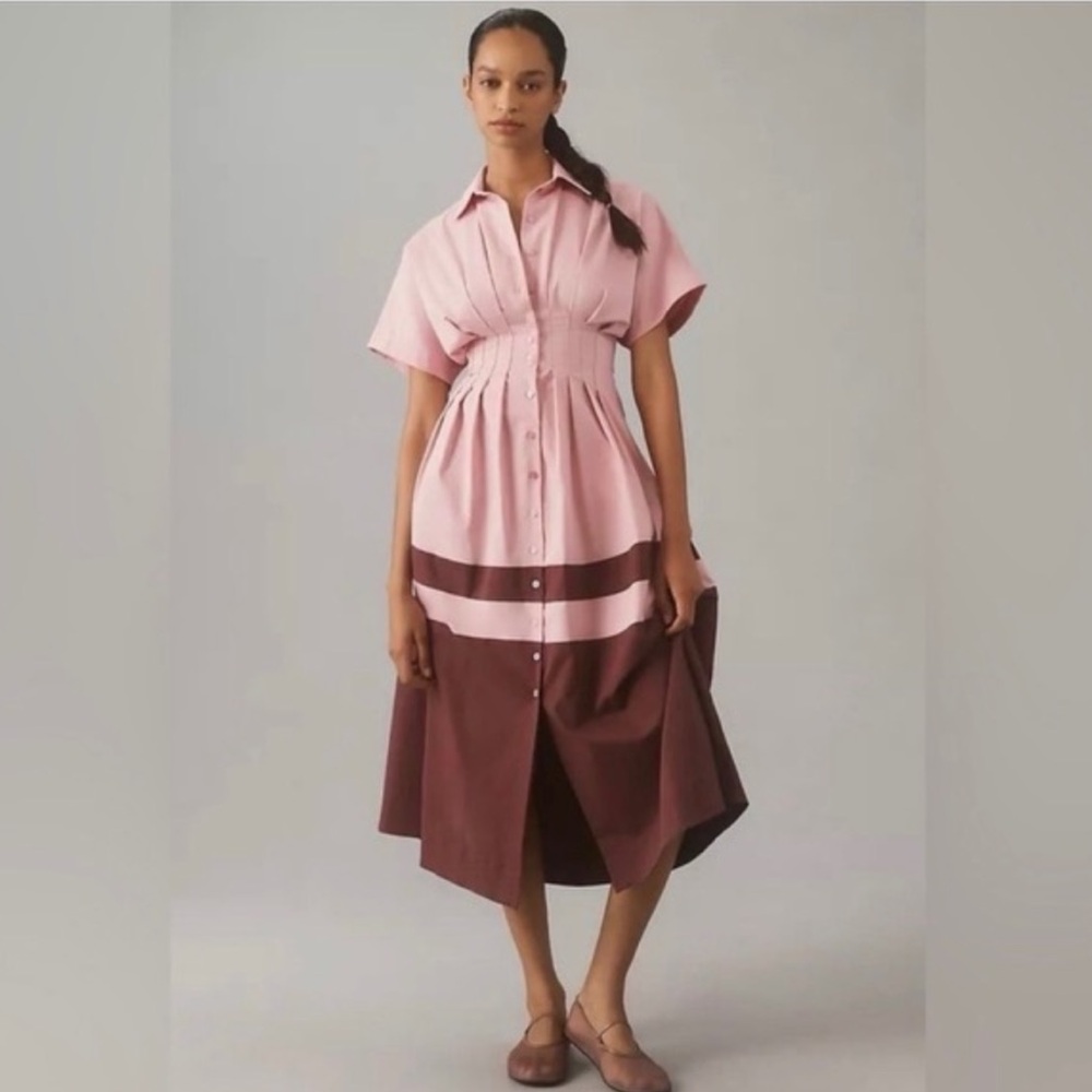 The Tobie Shirt Dress by Exquise Anthropologie